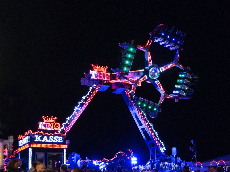 Schützenfest mit Feuerwerk in Goslar